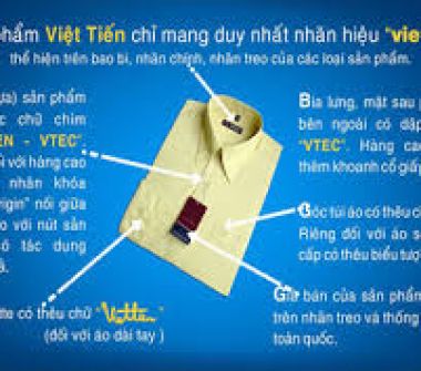 Phân biệt áo sơ mi Việt Tiến thật giả
