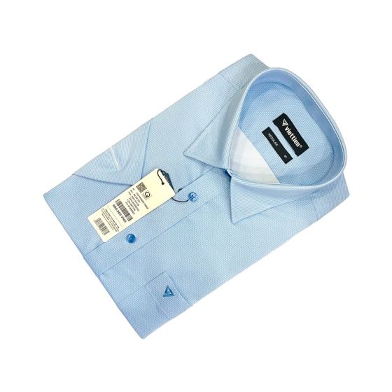 ÁO SƠ MI TAY NGẮN VẠT BẦU