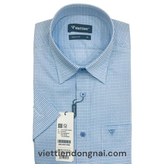 ÁO SƠ MI TAY NGẮN VẠT BẦU