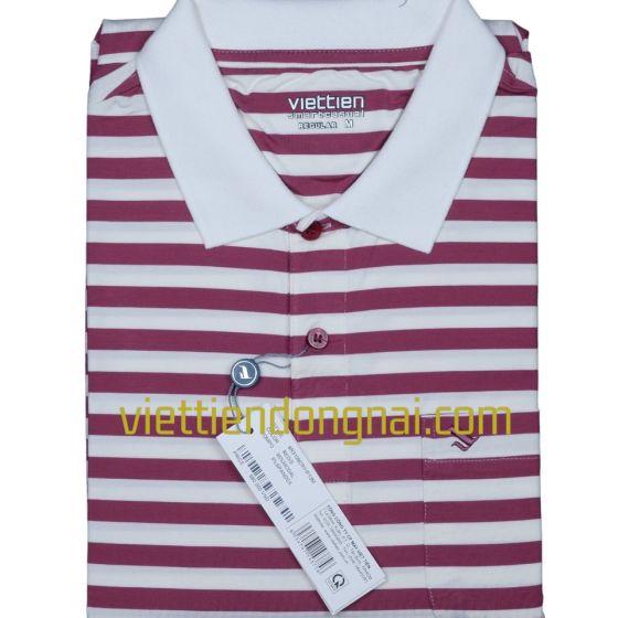 Aó thun Polo viettien sọc ngang