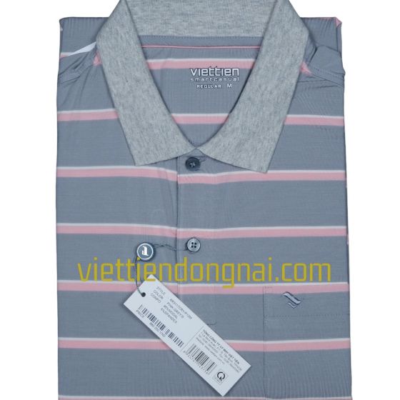 Aó thun Polo viettien sọc ngang