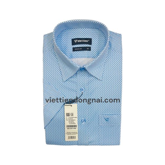 ÁO SƠ MI TAY NGẮN VẠT BẦU